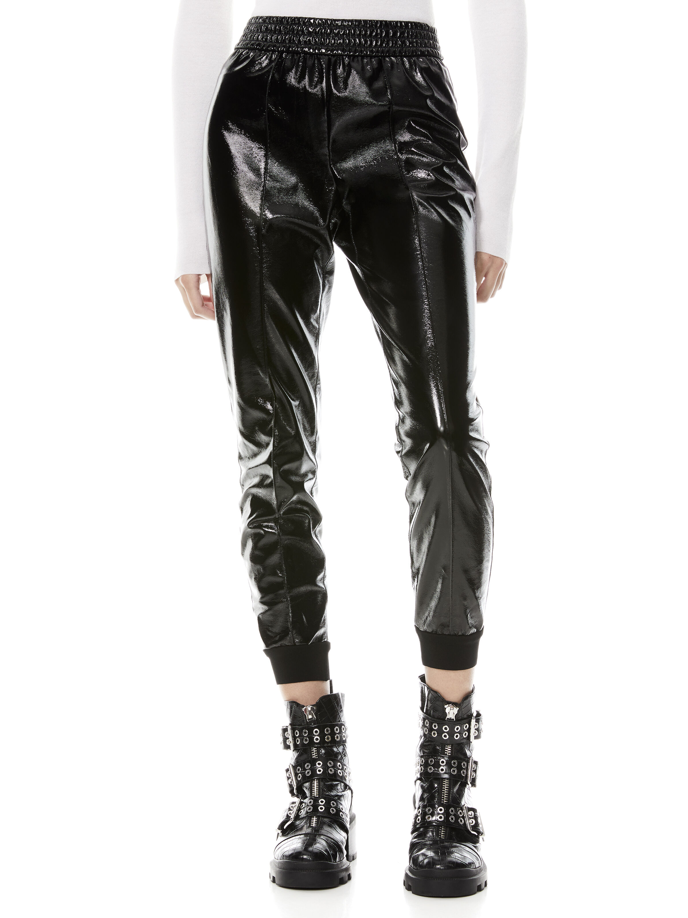 Alice and olivia vegan leather pants