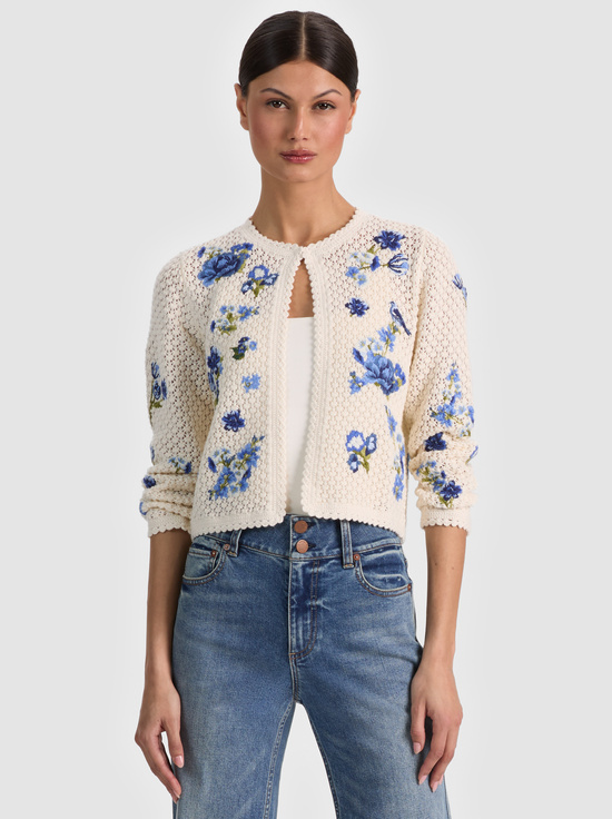 FLEUR DE PARIS-ANDERSON CROCHET CARDIGAN