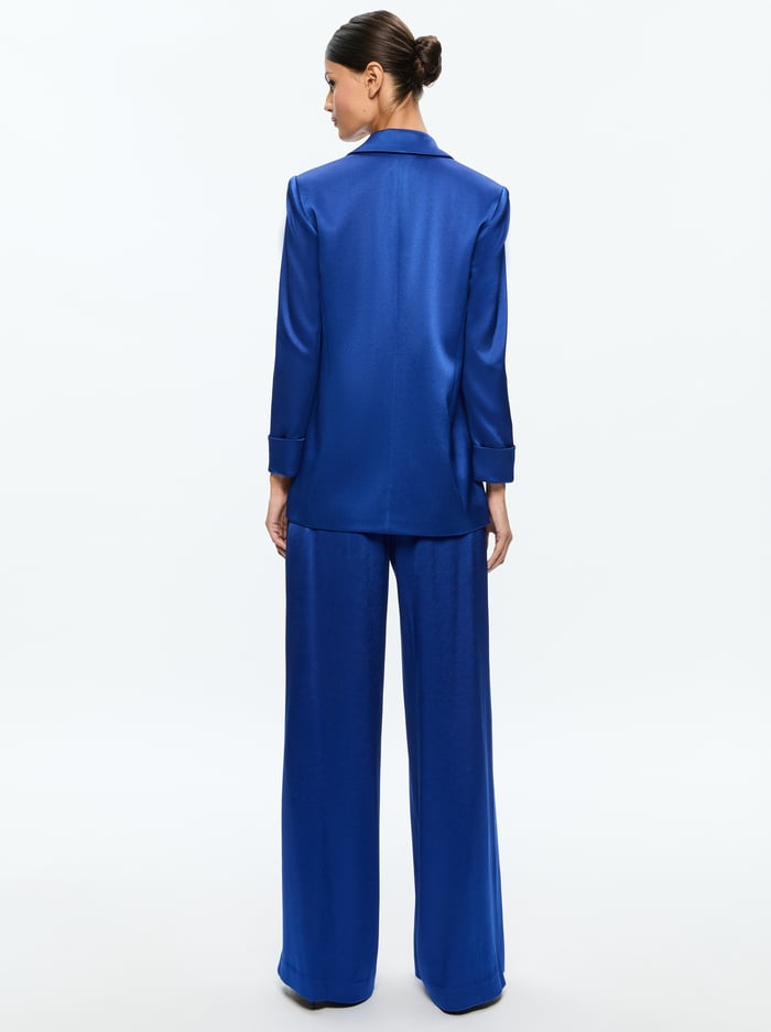 DENNY BOYFRIEND BLAZER - ROYAL image 2 - Alice And Olivia