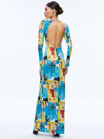 UNTITLED-A+O X BASQUIAT DELORA MAXI DRESS