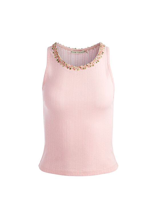 PINK BLOOM-ALLEN TANK TOP