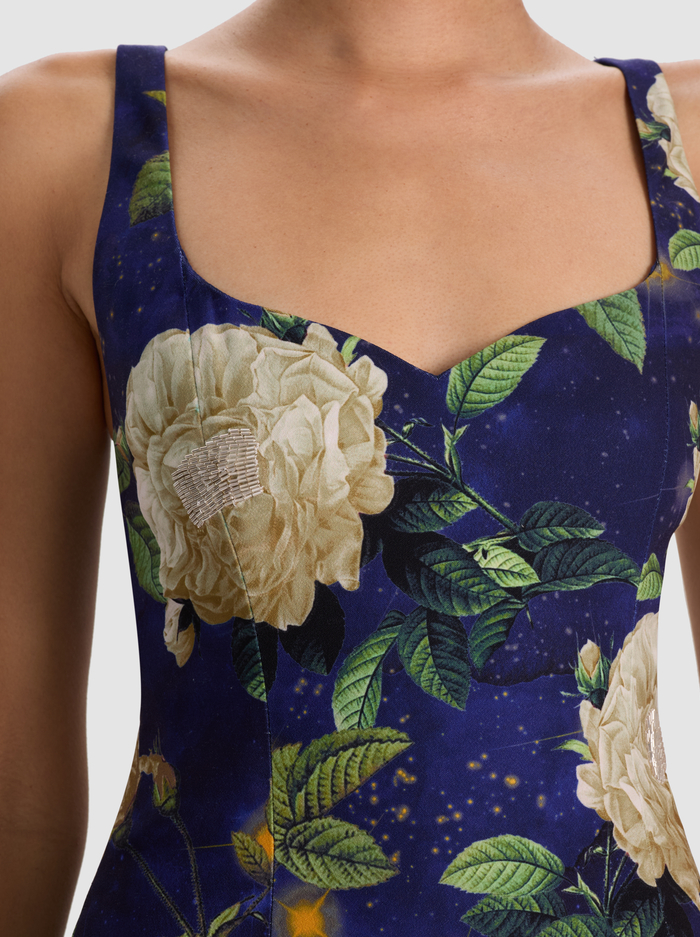 EVE EMBELLISHED MINI DRESS - TWILIGHT EDEN image 2 - Alice And Olivia