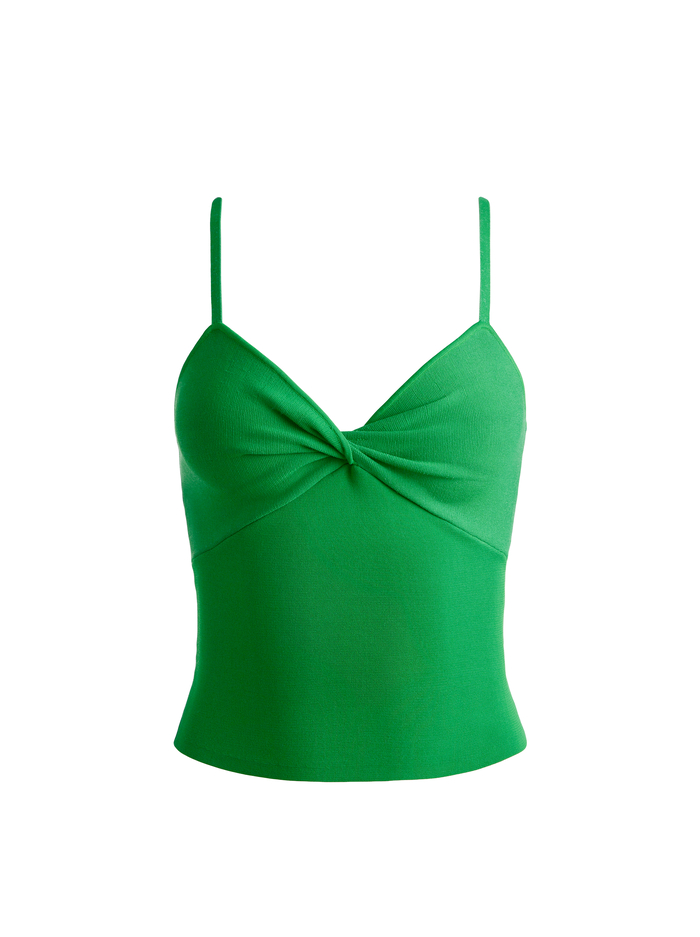 RHONA TWIST FRONT TANK - KELLY image 5 - Alice And Olivia