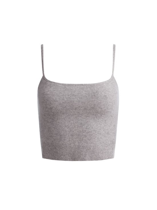 MEDIUM HEATHER GREY-MAUDE BRALETTE