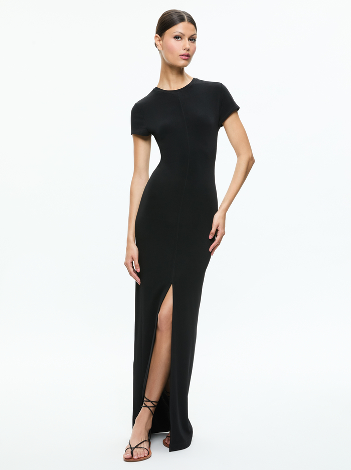 DELORA TWO WAY MAXI DRESS - BLACK image 4 - Alice And Olivia