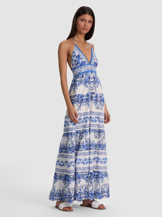 SOLSTICE-KAROLINA TIERED MAXI DRESS
