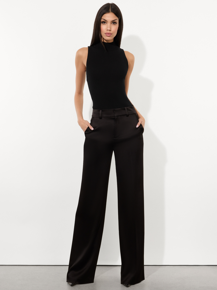 KEATON TROUSER - BLACK image 4 - Alice And Olivia