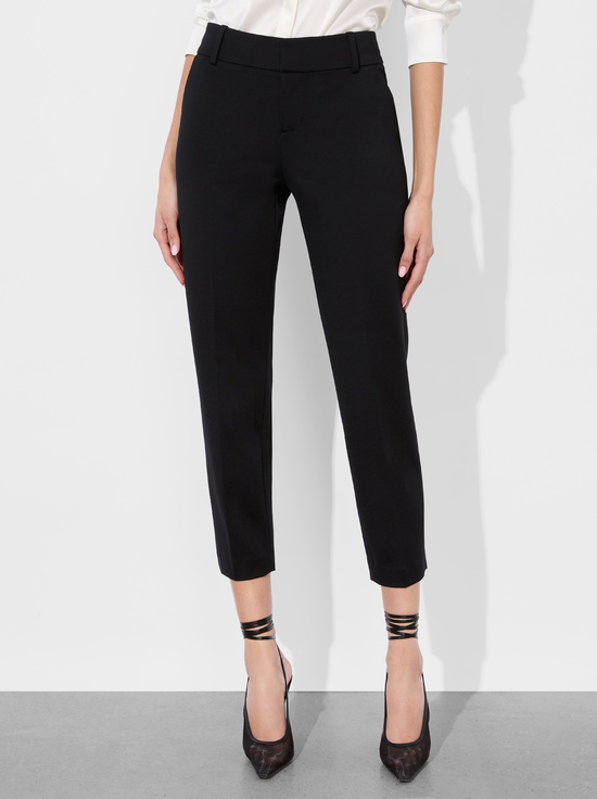 STACEY SLIM TROUSER in BLACK | ALICE + OLIVIA display picture 1