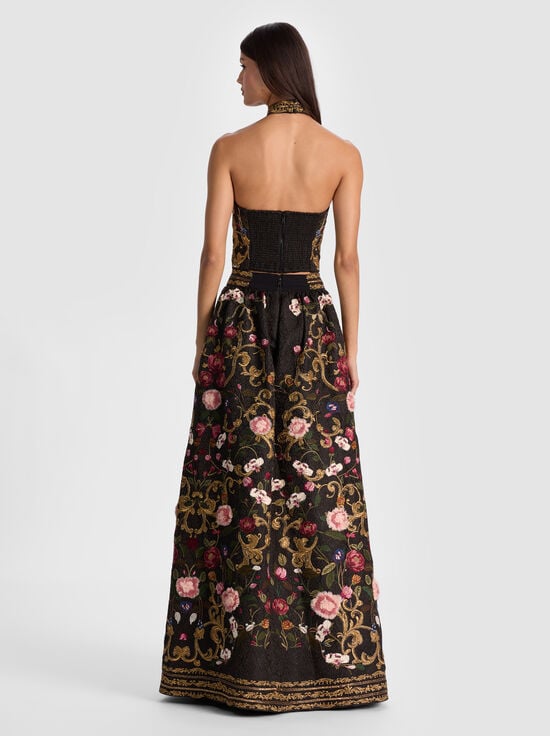 EVERMINE-GATZ EMBELLISHED CROP TOP