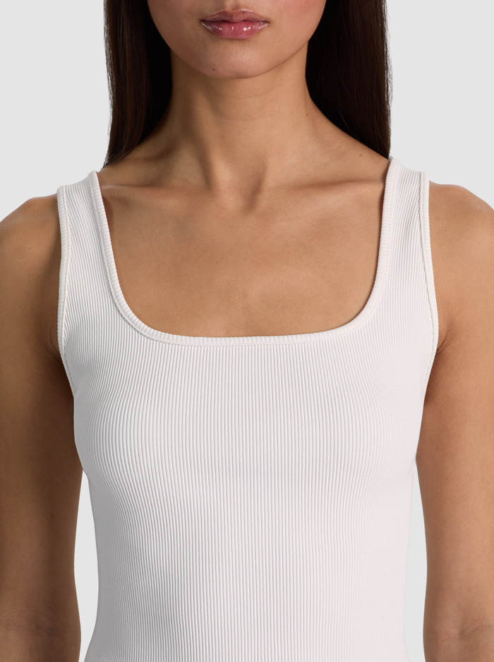 DARYN RIBBED TANK - OFF WHITE image 3 - ALICE + OLIVIA
