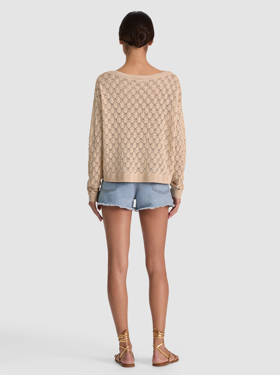 SAND-LEXI OFF THE SHOULDER PULLOVER