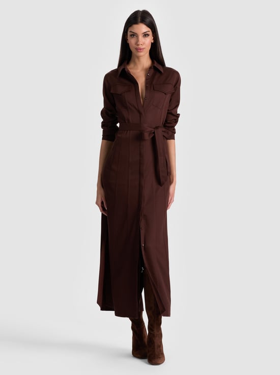 DARK CHOCOLATE-CHASSIDY MAXI DRESS
