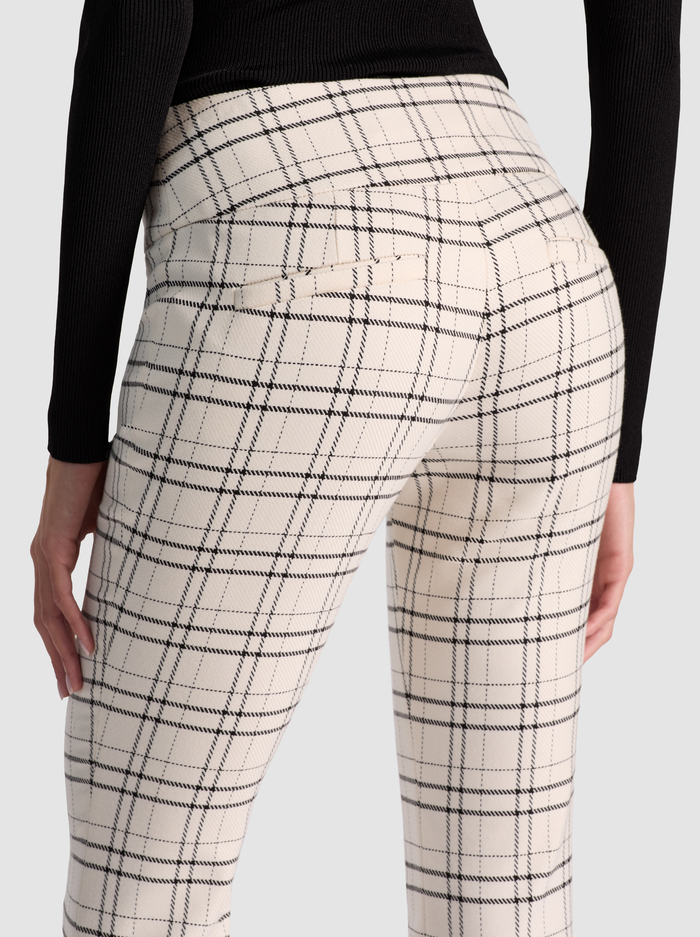 OLIVIA BOOTCUT PANT - COOL GIRL PLAID image 3 - ALICE + OLIVIA