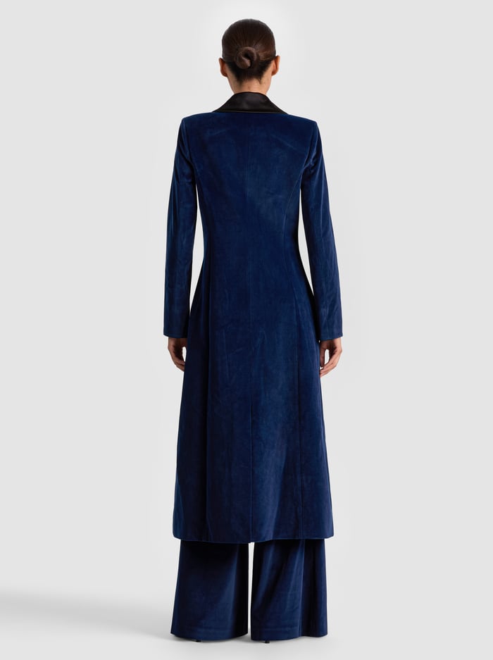 THEO VELVET COAT - DARK MIDNIGHT BLUE image 2 - Alice And Olivia