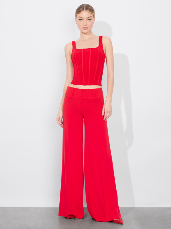 BRIGHT RUBY-SARIAH CORSET TANK