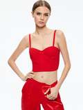 ADARA BUSTIER TOP - PERFECT RUBY