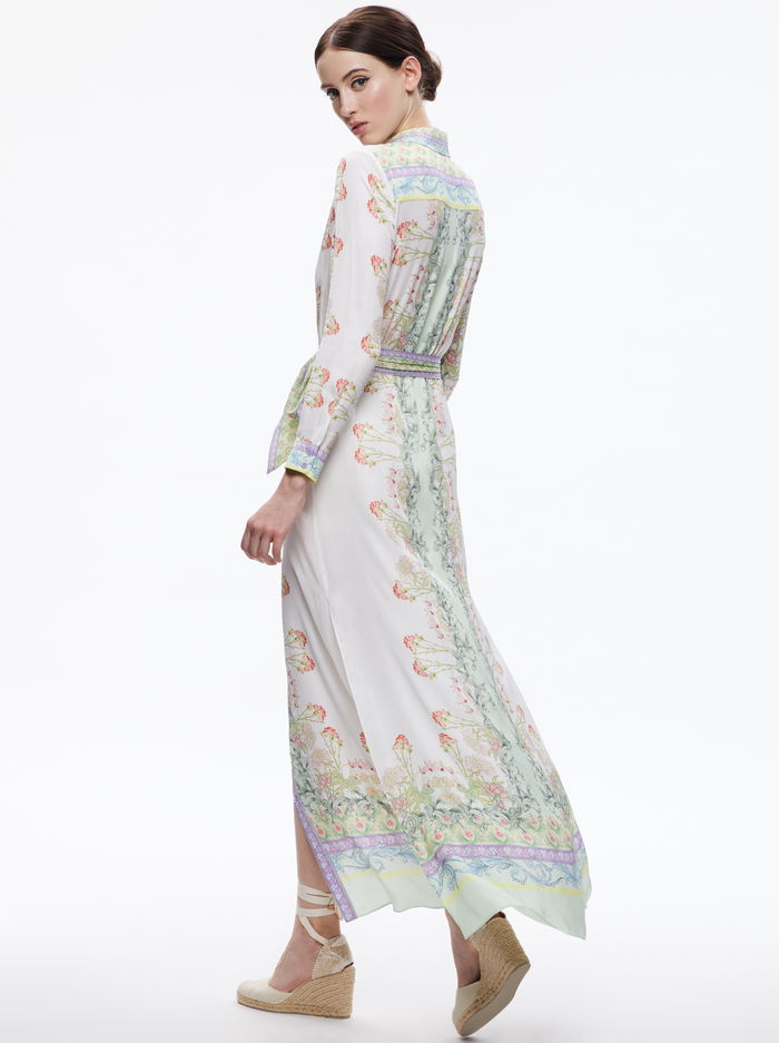 CHASSIDY MAXI SHIRT DRESS - FLORAL FEST image 1 - Alice And Olivia