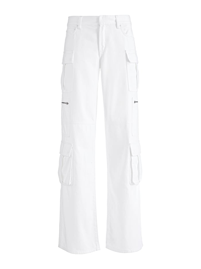 CAY CARGO JEAN - WHITE image 5 - Alice And Olivia