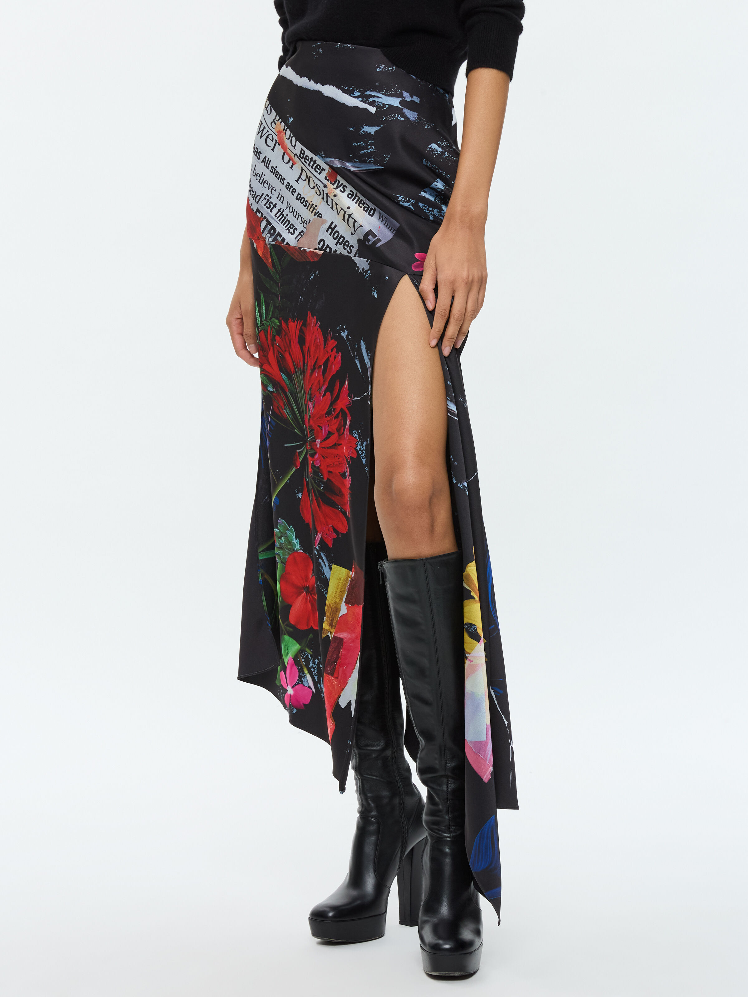 Slip skirt midi on sale