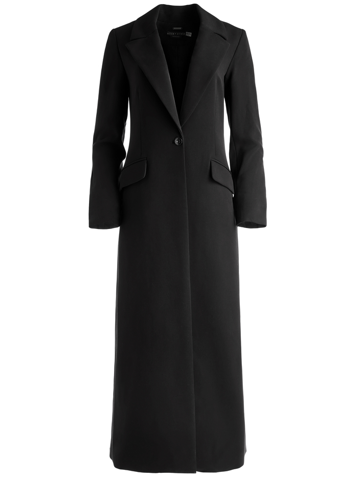 THEO NOTCH COLLAR COAT - BLACK image 5 - Alice And Olivia