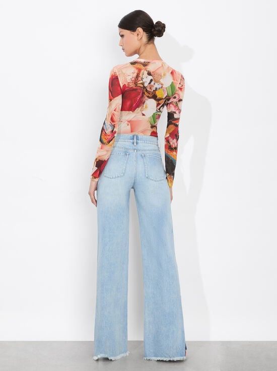 THRIVE-A+O x KELLY DABBAH DELAINA MESH TOP
