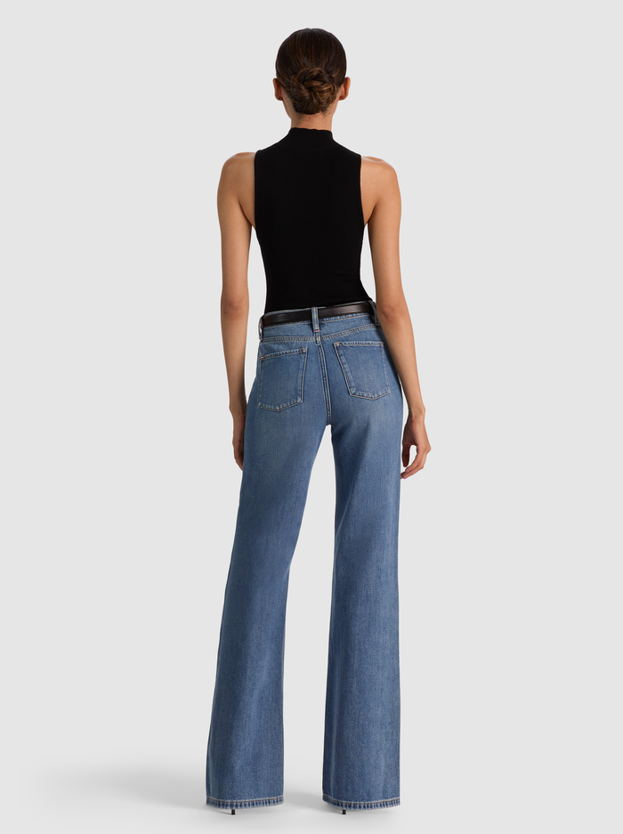 DARCEY WOOL SLEEVELESS TURTLENECK - BLACK image 2 - ALICE + OLIVIA