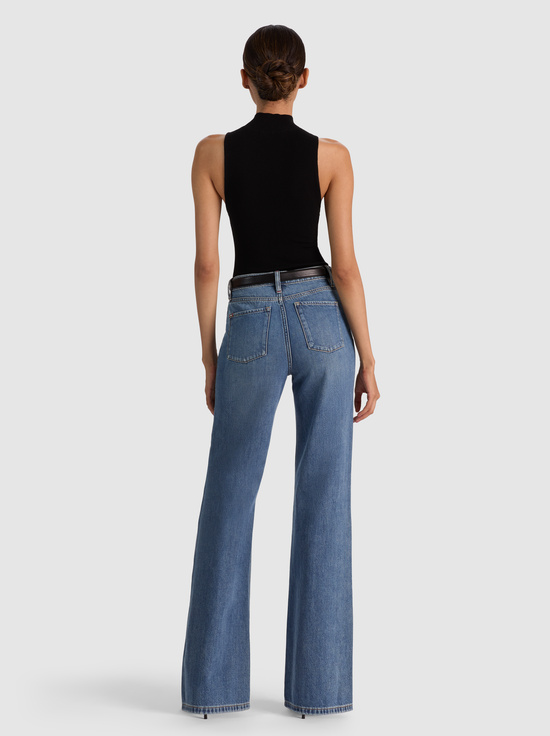 BLACK-DARCEY WOOL SLEEVELESS TURTLENECK