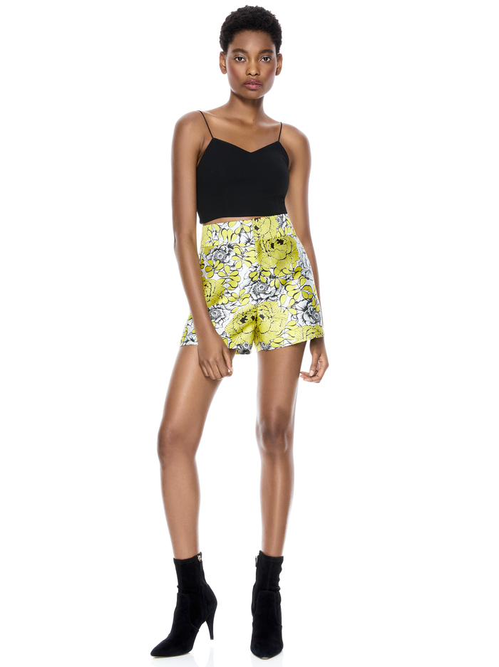 CADY SHORT - DAFFODIL/MULTI image 2 - Alice And Olivia
