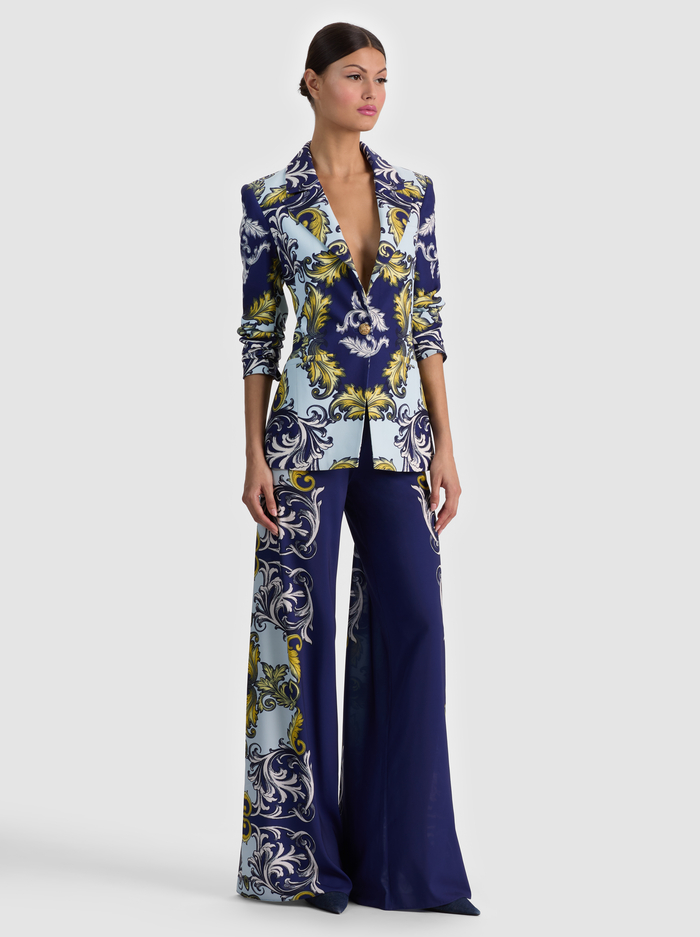 HOPE FITTED BLAZER - ANTIQUE SCROLL image 4 - ALICE + OLIVIA