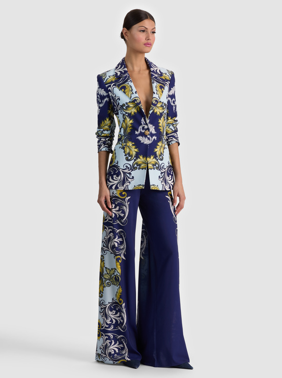 ANTIQUE SCROLL-HOPE FITTED BLAZER