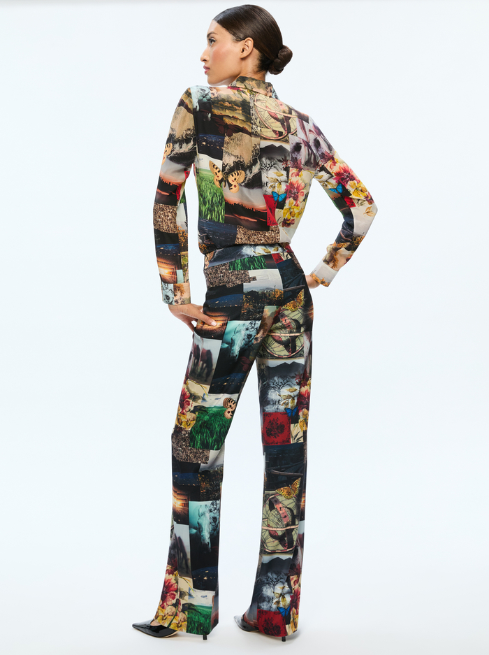 LIVI PRINTED TROUSER - ECO FUSION image 2 - Alice And Olivia