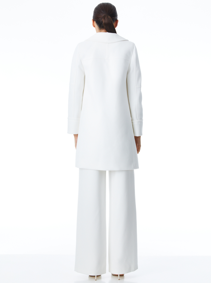 LUISANA SEAMED COAT - OFF WHITE image 1 - Alice And Olivia