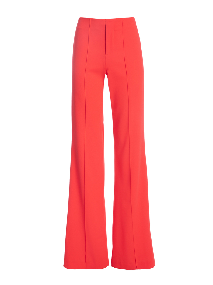 DYLAN HW WIDE LEG PANT - BRIGHT POPPY image 9 - Alice And Olivia
