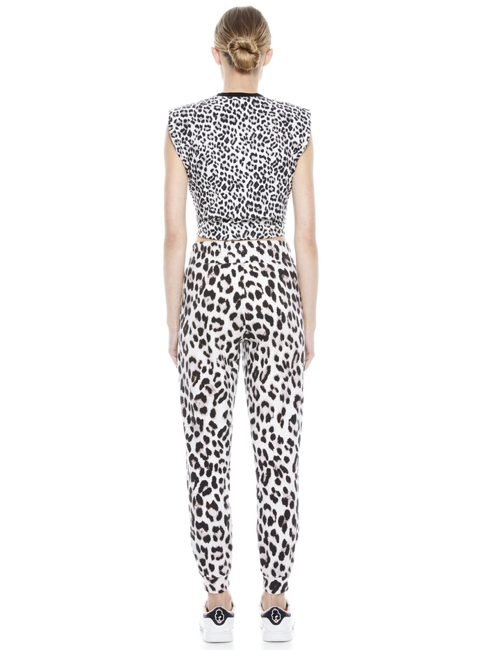 NYC LEOPARD SLIM JOGGER - ROYAL LEOPARD SM image 1 - Alice And Olivia