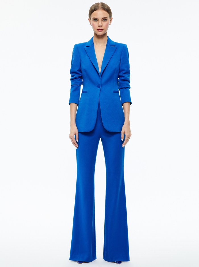 BREANN FITTED BLAZER - SAPPHIRE image 2 - Alice And Olivia
