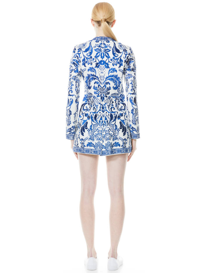 CHRISELLE EMBROIDERED BLAZER - MULTI image 1 - Alice And Olivia