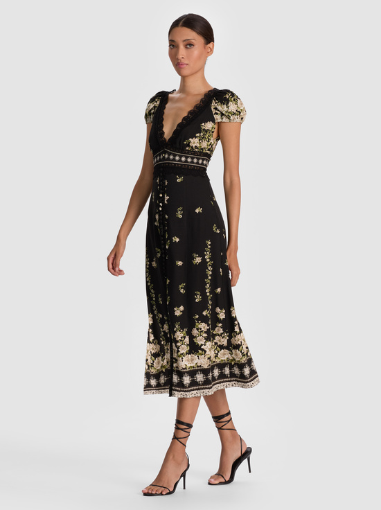 FREE FALLING-ROSE MIDI DRESS