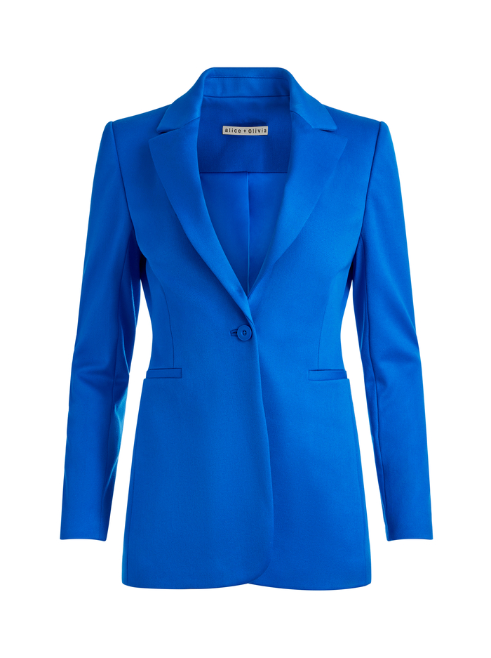 BREANN FITTED BLAZER - SAPPHIRE image 5 - Alice And Olivia