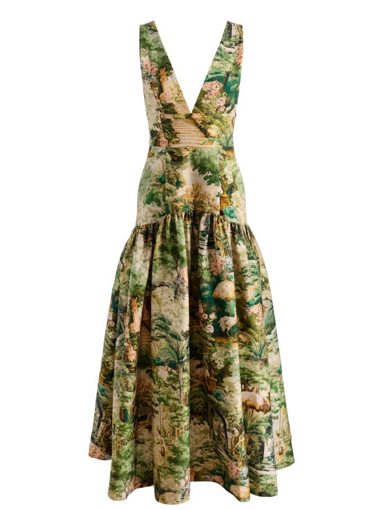 TERRAIN LG-LILA STRUCTURED GOWN