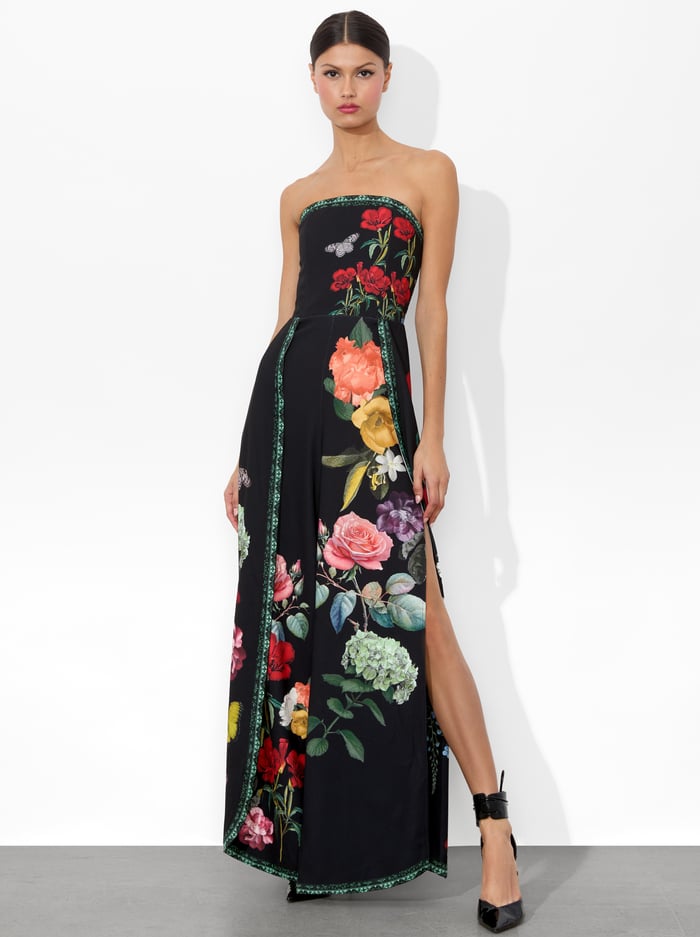 BERNA JUMPSUIT - IN THE WIND FLORAL image 3 - Alice And Olivia