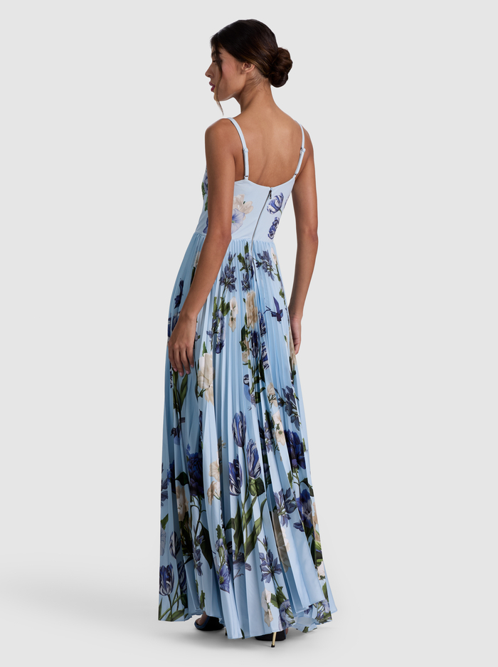 CAROLYN PLEATED MAXI DRESS - FLY AWAY image 2 - ALICE + OLIVIA