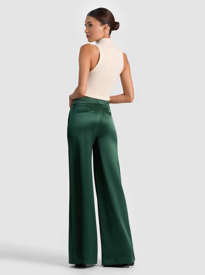 NESSI TROUSER - GREEN MYSTIQUE image 2 - Alice And Olivia