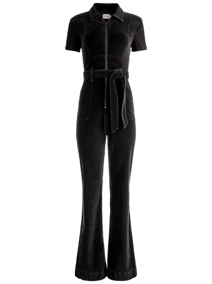 GORGEOUS WIDE LEG JUMPSUIT - BLACK image 5 - Alice And Olivia