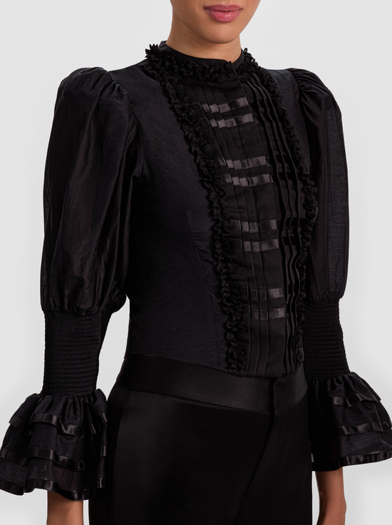 BLACK-VICKY BLOUSE