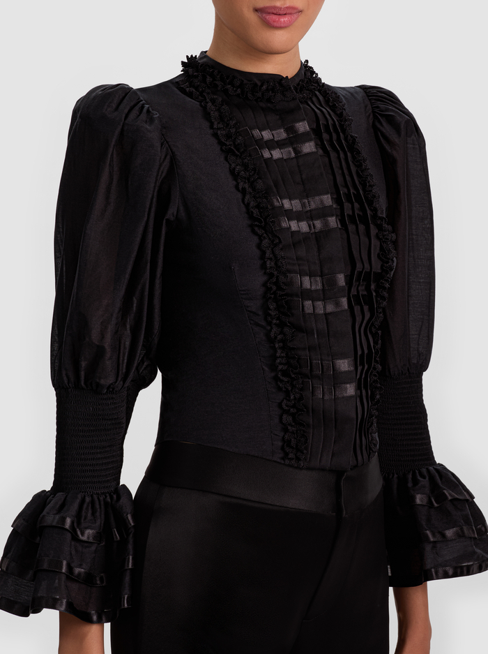 VICKY BLOUSE - BLACK image 3 - Alice And Olivia