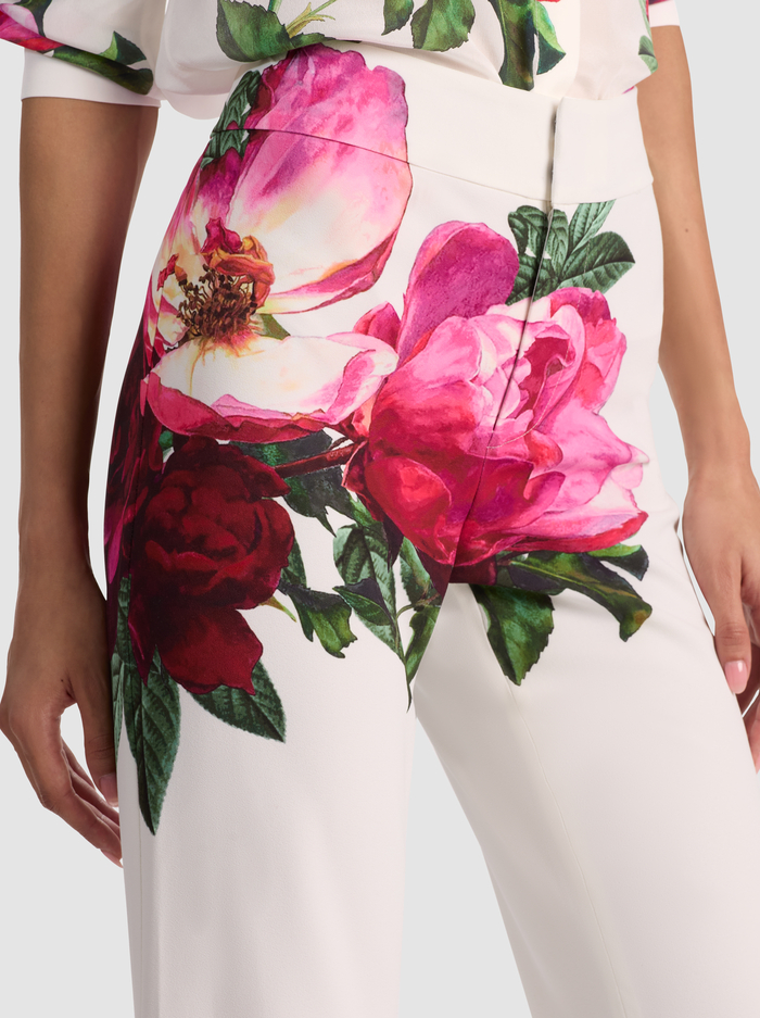 ANDREW PANT - EMPRESS BLOOM OFF WHITE image 3 - ALICE + OLIVIA