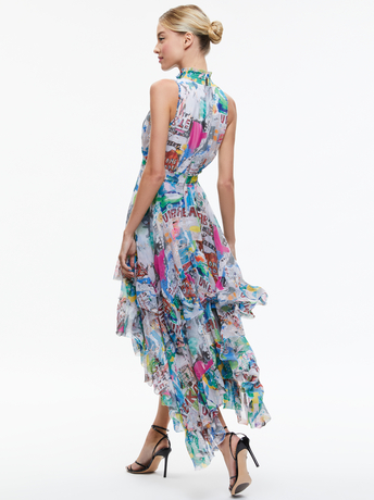 UNBREAKABLE-A+O X BASQUIAT EVELYN MAXI DRESS