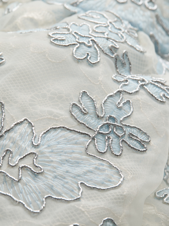 OFF WHITE/CAROLINA BLUE-CHARLOTTE LACE MIDI DRESS