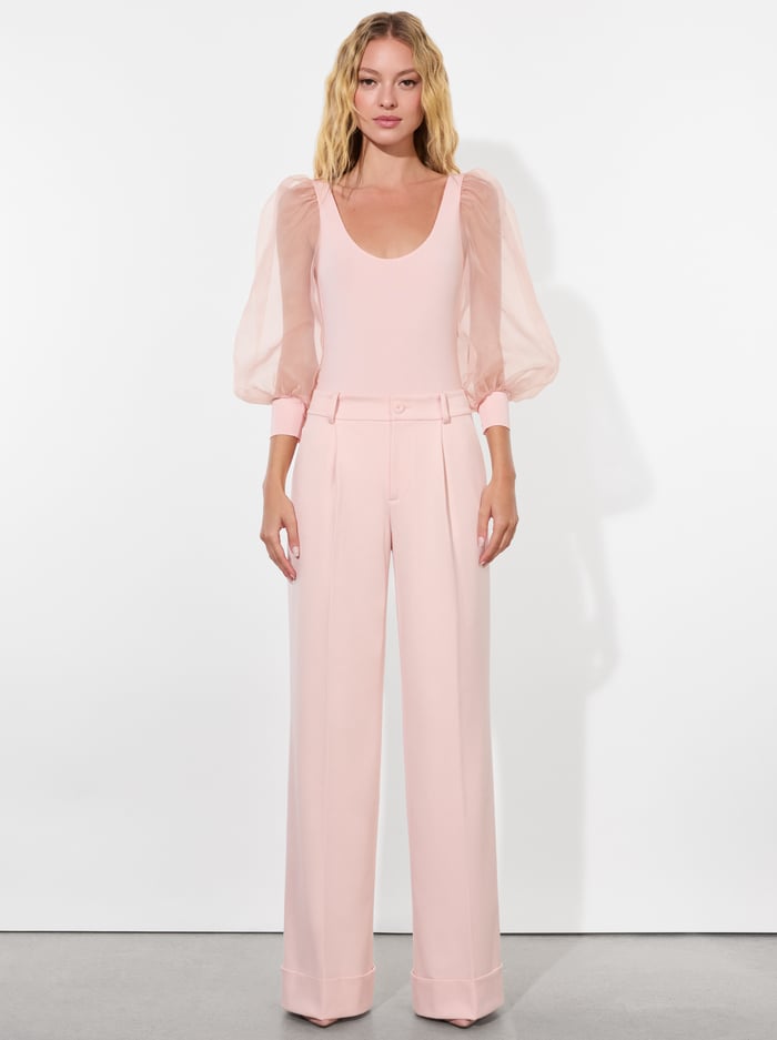JILLIANNE BODYSUIT - PEARL BLUSH image 4 - Alice And Olivia