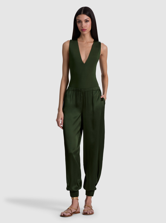 DARK FERN-DECLAN PULL ON GENIE PANT